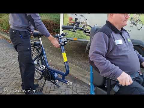 Huka Diaz rolstoelfiets verkrijgbaar bij Pot tweewielers in Haaksbergen